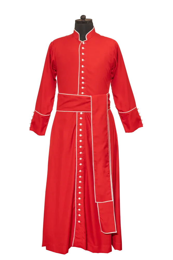 Polyester 80 / Red / White