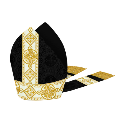 Mitre with adorned lace