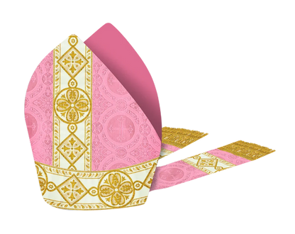 Mitre with adorned lace