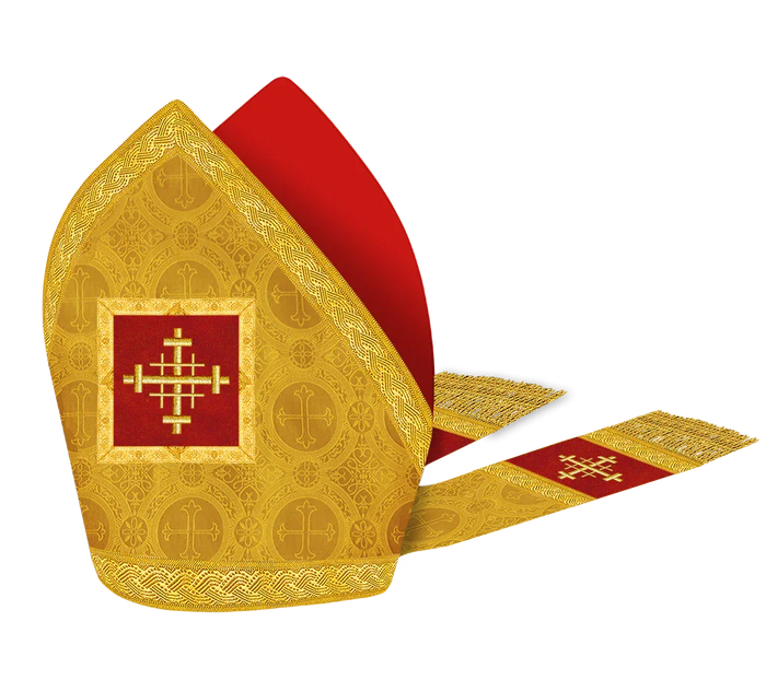 Damask / Jerusalem Cross / Gold