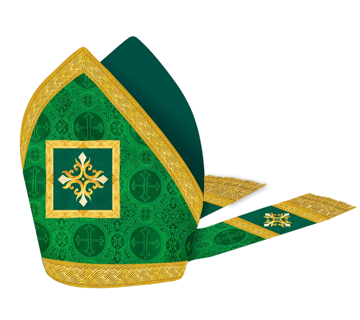 Damask / Designer Cross / Green