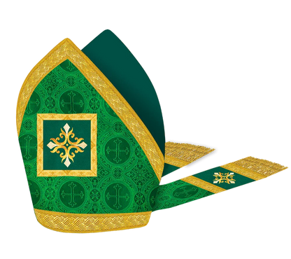 Damask / Designer Cross / Green