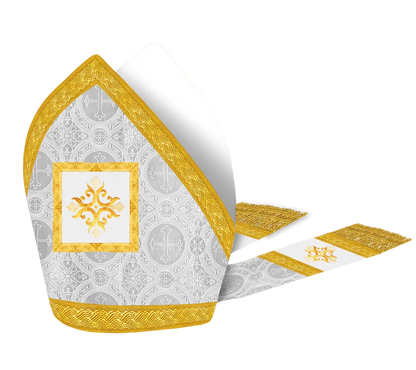 Damask / Designer Cross / White