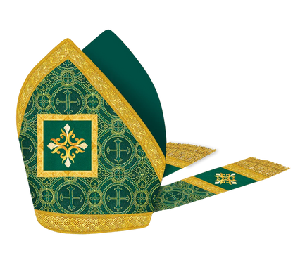 Mitre with embroidered Cross