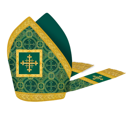 Mitre with embroidered Cross