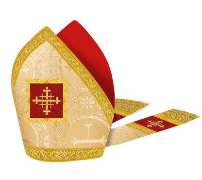 Mitre with embroidered Cross