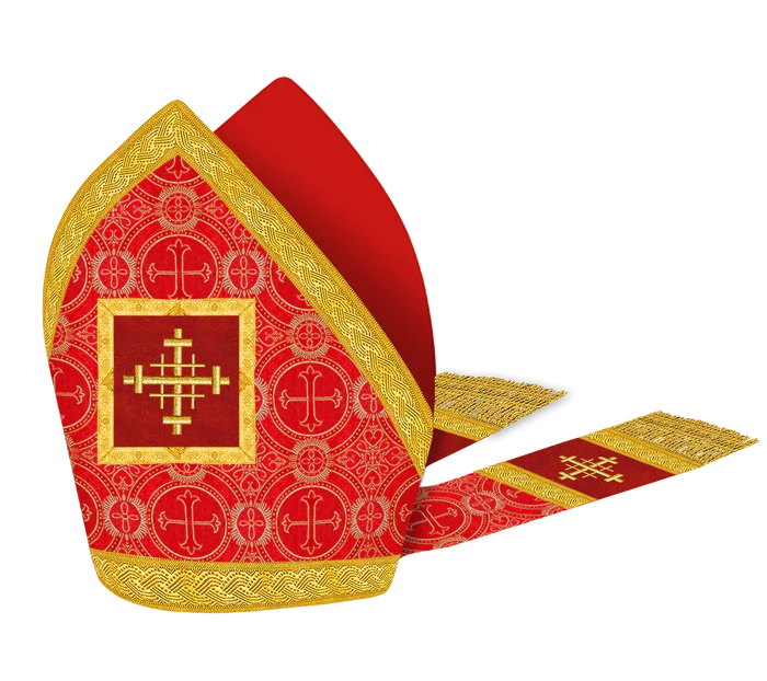 Mitre with embroidered Cross