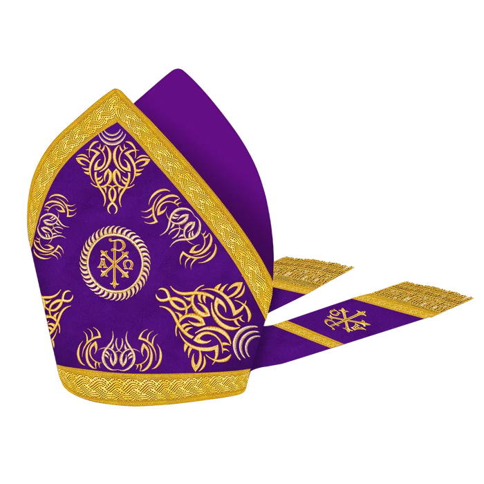 Mitre with spiritual motif