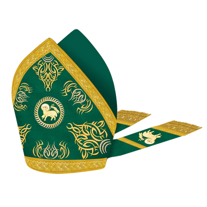 Mitre with spiritual motif