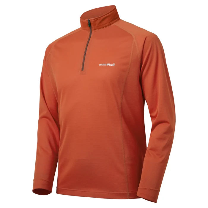 Montbell Cool Long Sleeve Zip Shirt Men's