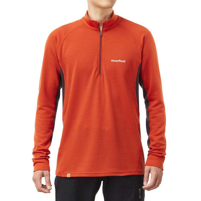 Montbell Merino Wool Plus Action Zip Neck Men's