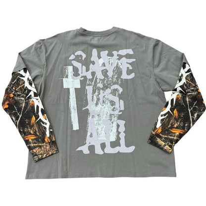 MTVS Faith L/S Double Tee Washed Grey