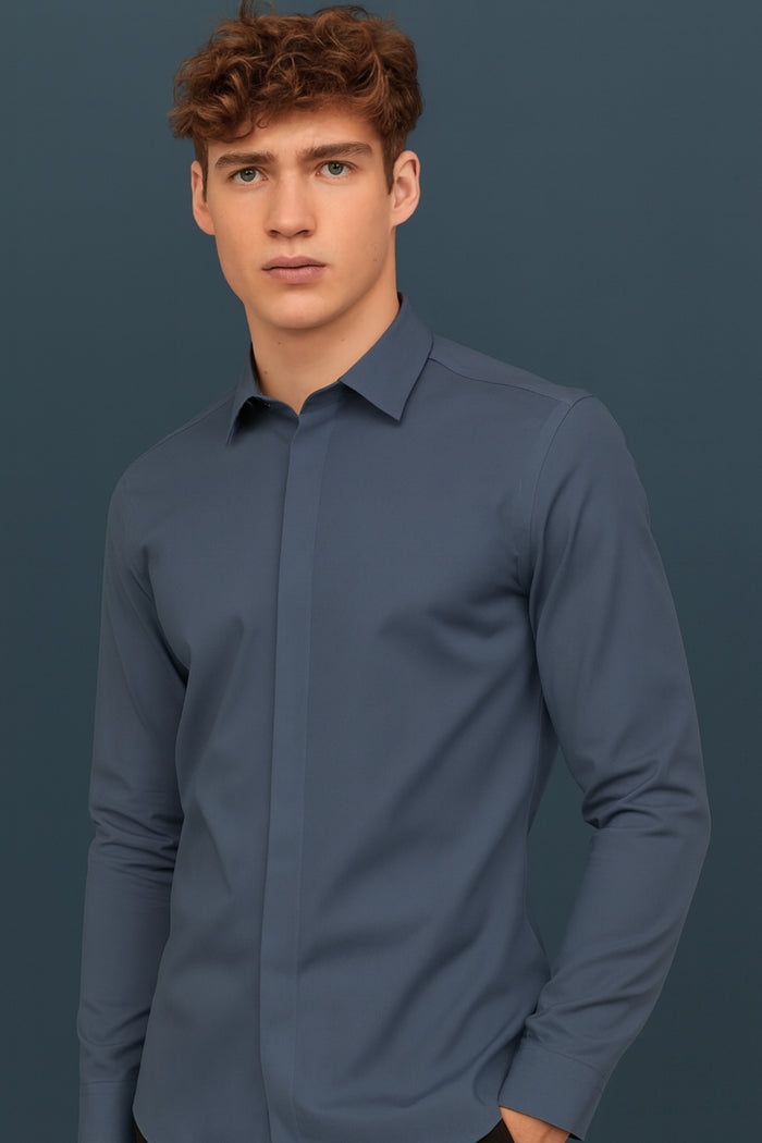 Placket Stitchless Shirt