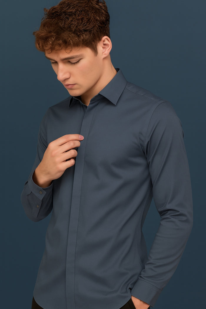Placket Stitchless Shirt