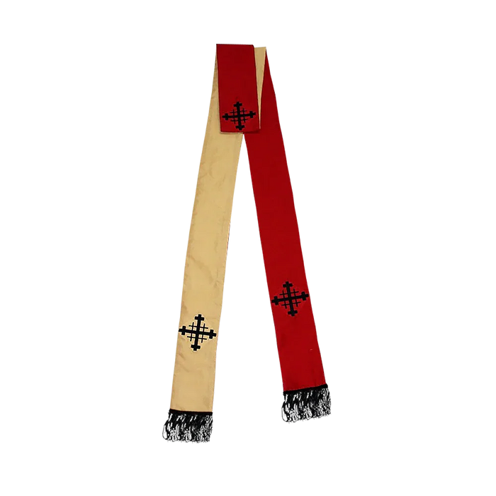 Pallium with black Jerusalem cross