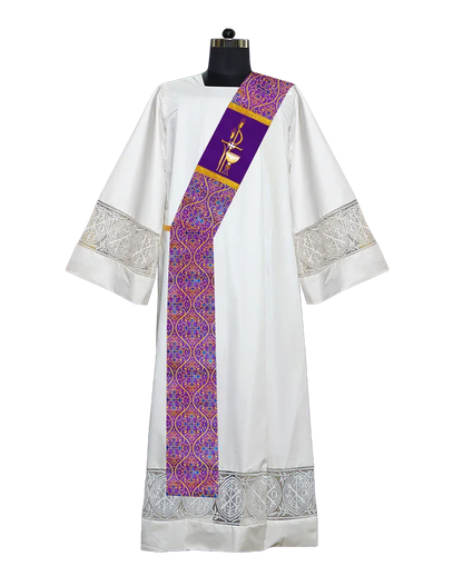 PAX with Chalice Adorned Deacon Stole