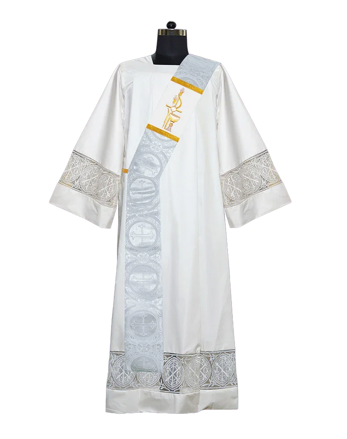 Damask / White