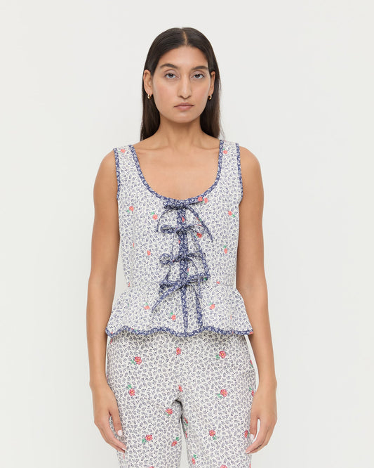 Pilar Tie-Front Top