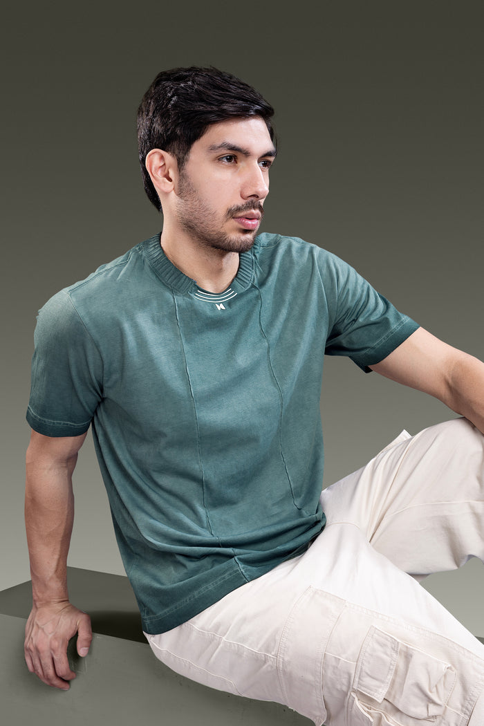 Pine Forest - Retro Oversize T-shirt
