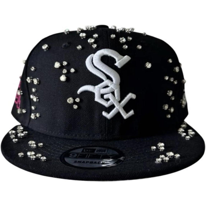 Retrovert Embellished Sox Hat Black