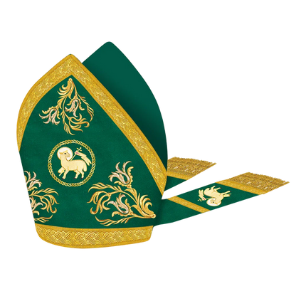 Roman Mitre with Liturgical motif