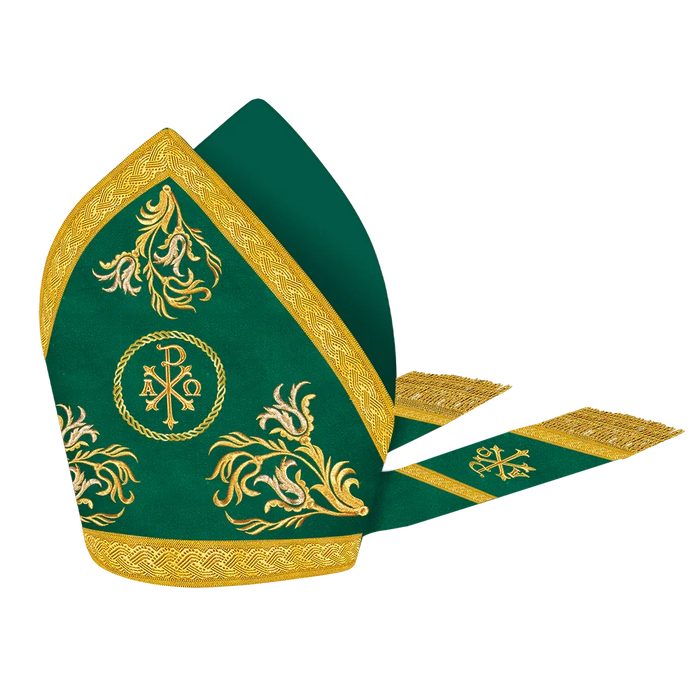 Roman Mitre with Liturgical motif