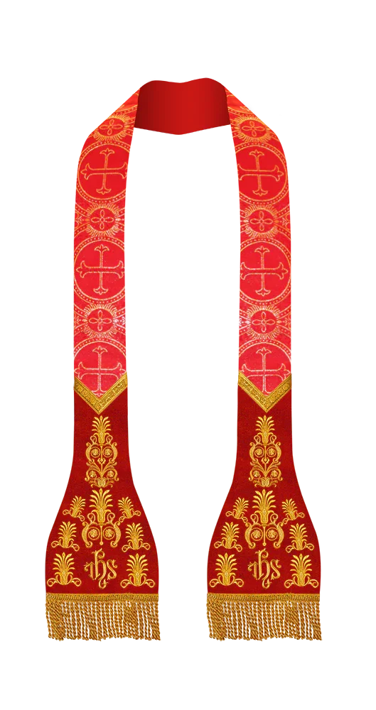 Roman Stole with embroidered motif