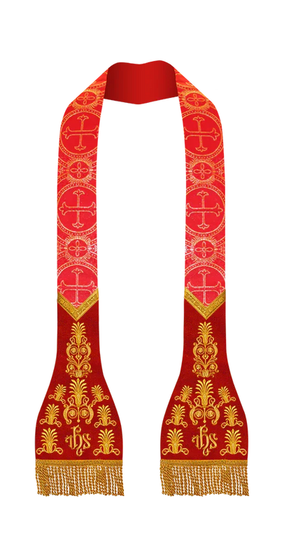 Roman Stole with embroidered motif