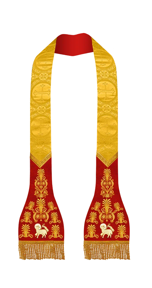 Roman Stole with embroidered motif