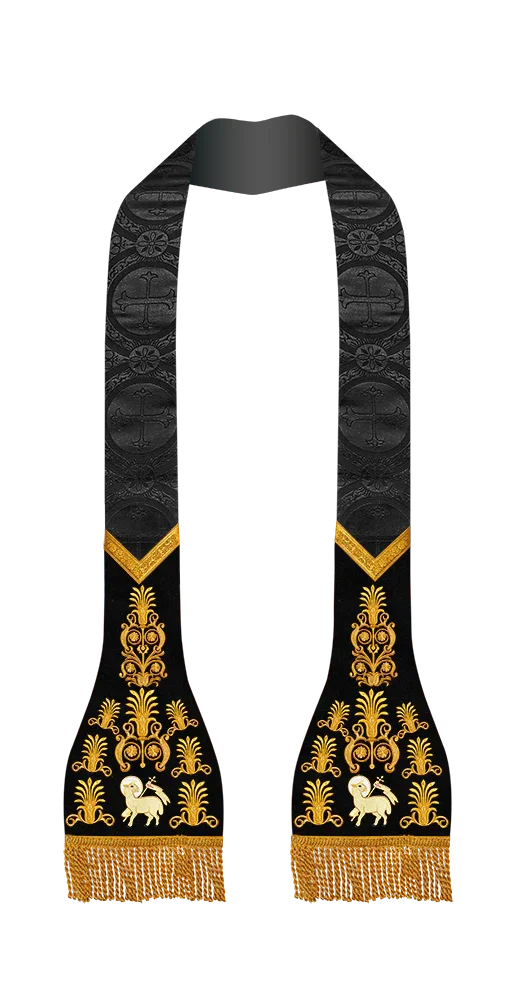 Roman Stole with embroidered motif