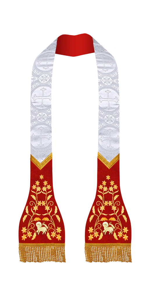 Roman Stole with Floral design