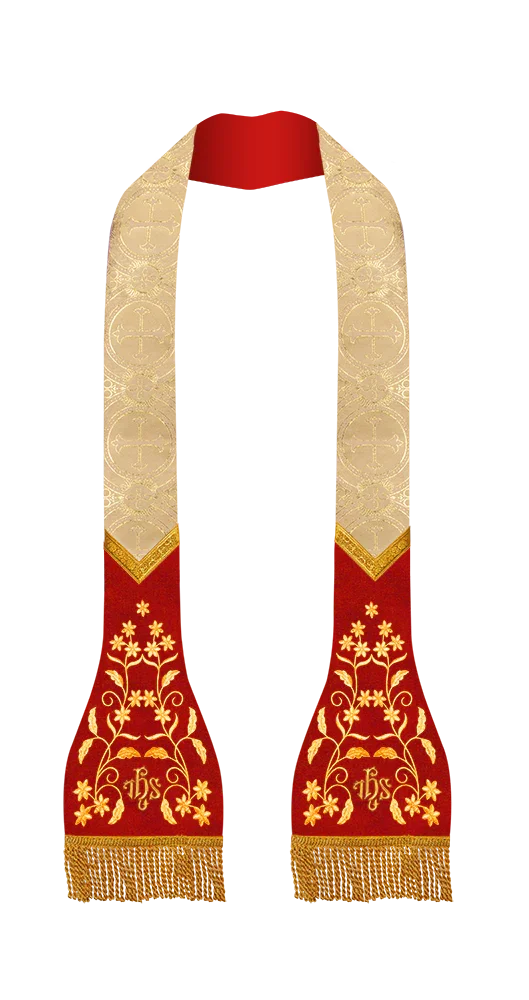 Roman Stole with Floral design