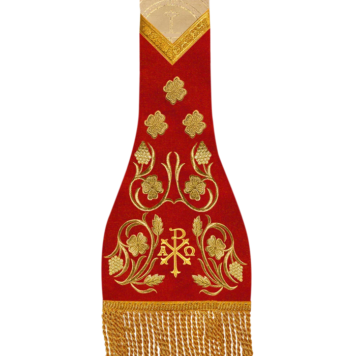 Roman Stole with grapes embroidery