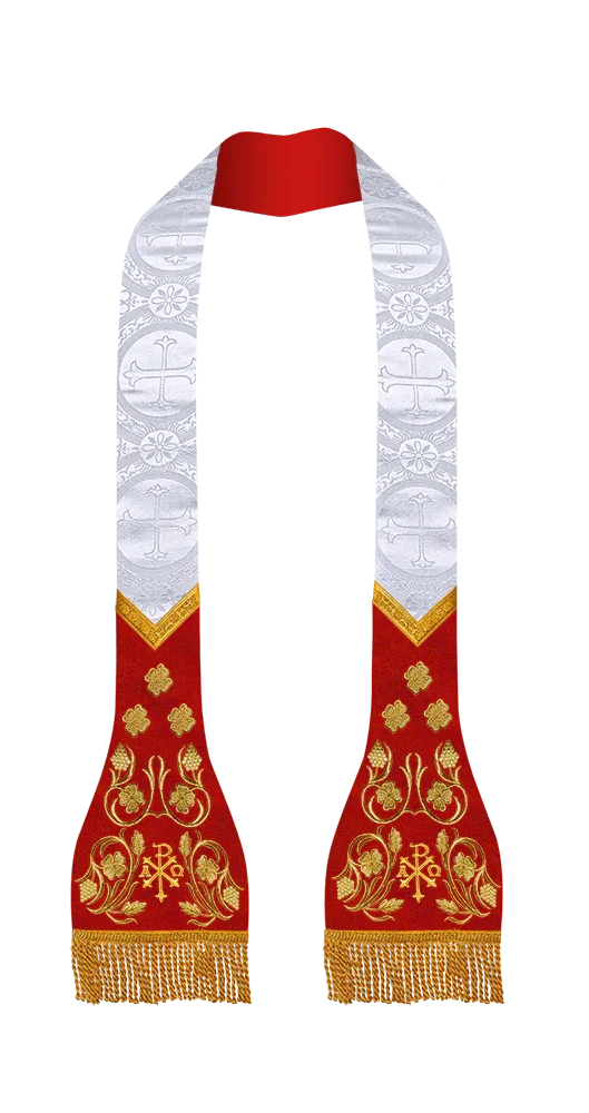 Damask / PAX / White - Red
