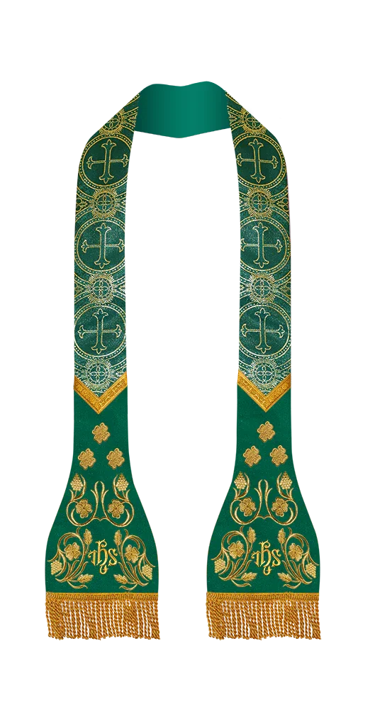 Roman Stole with grapes embroidery