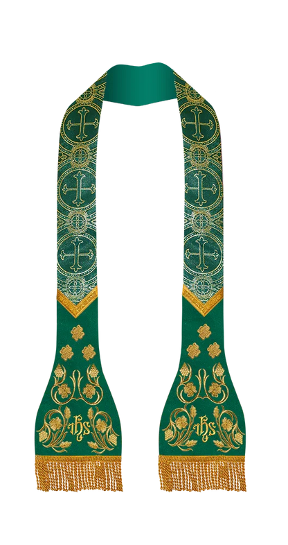Roman Stole with grapes embroidery