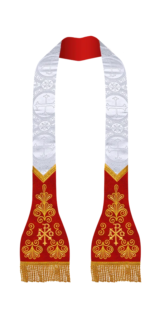 Damask / PAX / White - Red