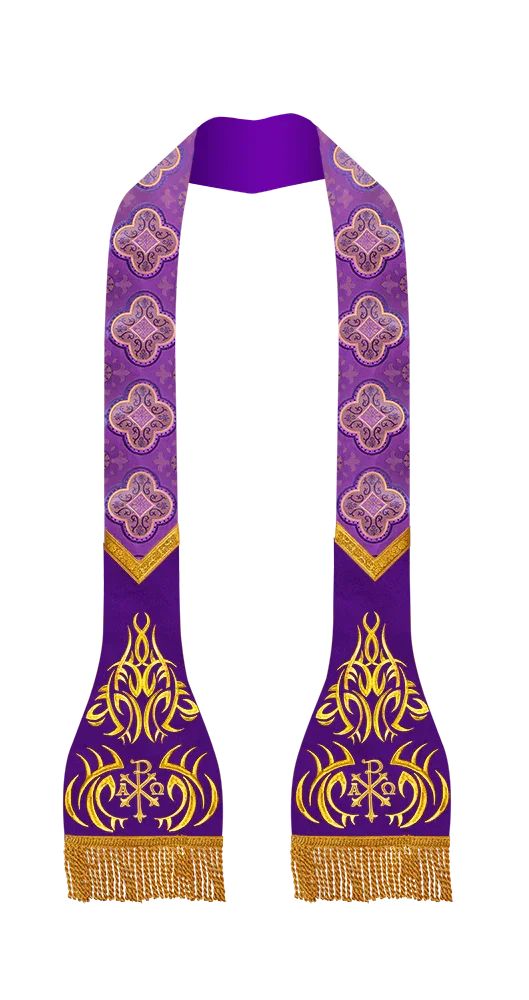 Roman Stole with Spiritual motif