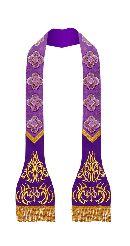 Roman Stole with Spiritual motif