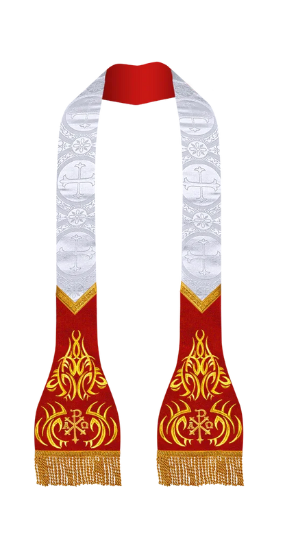 Damask / PAX / White - Red