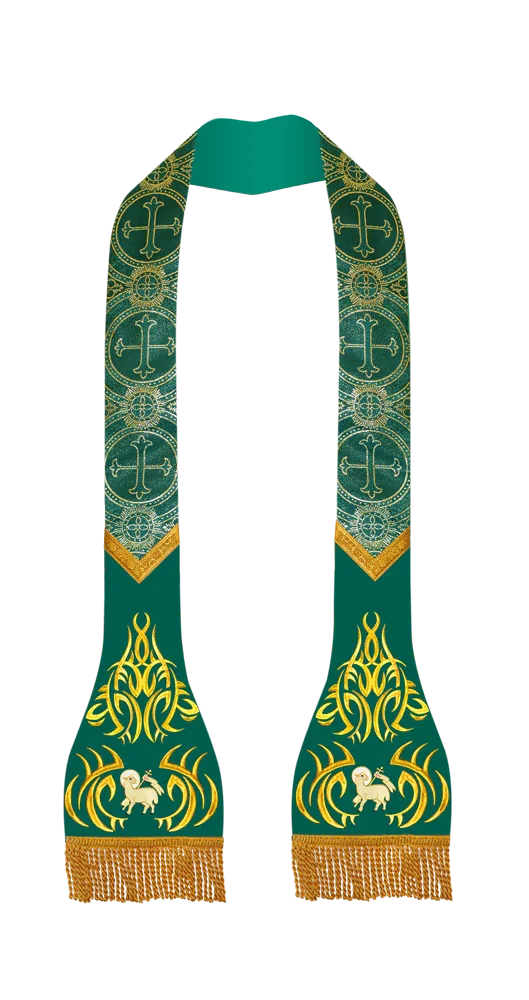 Roman Stole with Spiritual motif
