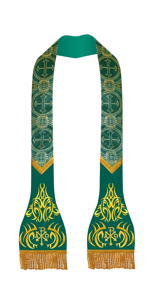 Roman Stole with Spiritual motif