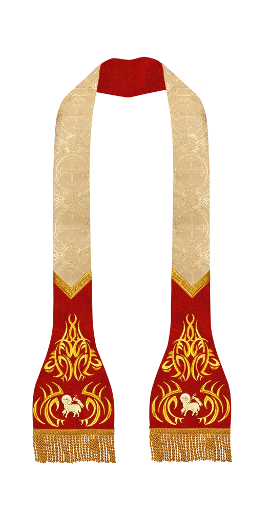 Roman Stole with Spiritual motif