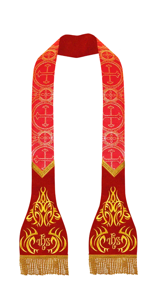 Roman Stole with Spiritual motif