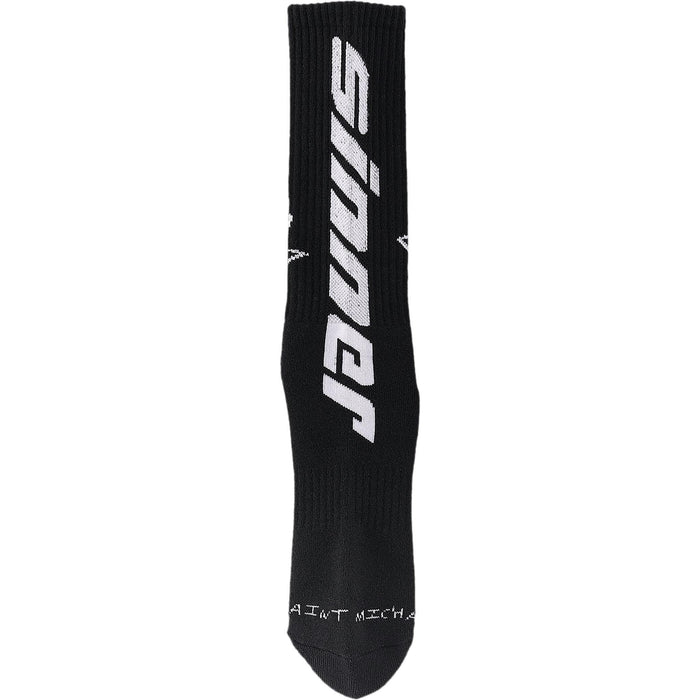 Saint Michael Devil Socks Black