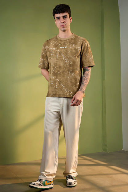 Sand Stone - Aop Core Oversize T-shirt