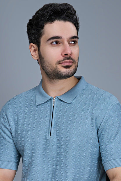 Sea Shell - Luxe Knitted Polo Maxzone Clothing