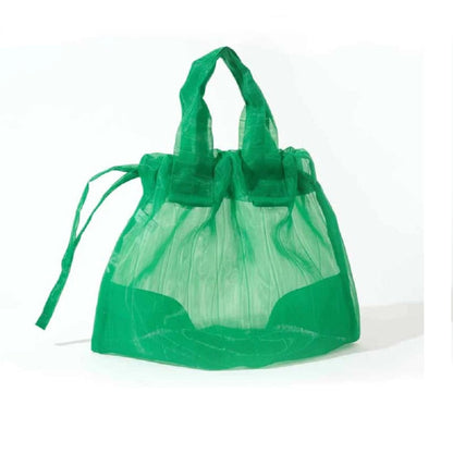Mate Mono, See Through Bag, Yellow, Tote Bags,