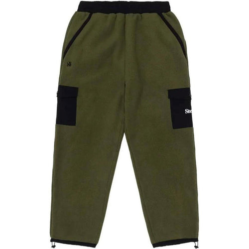 Sinclair Cargo Pocket Fleece Pants Olive