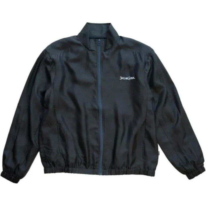 Sinclair Silk Track Jacket Black
